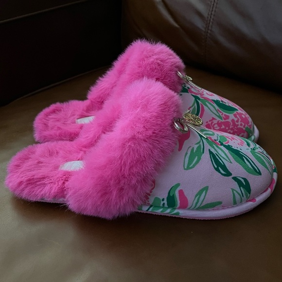 Lilly Pulitzer Harte Bow Slippers | EUC | Size 5/6 | (TC) - Picture 5 of 8
